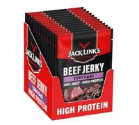 Jack Links Beef Jerky Teriyaki (12 x 25g) - Proteina Carne - Protein Snacks - Altamente Proteica - Cecina Seca Rica en Proteinas - Snack Proteico - Alta en proteínas para fitness, al aire libre