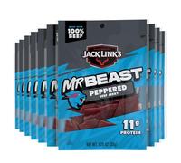 Jack Links Jerky Beef Peppered 35.4 g (paquete de 10)
