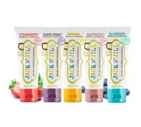 Jack N 'Jill Pasta de dientes para nios pequeos para nios y bebs de 6 meses y pasta de dientes de entrenamiento sin fluoruro para nios pequeos