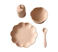 Jack o Juno Vajilla infantil Little Poppy 4 piezas Oatmeal