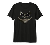 Jack O' Lantern Pumpkin Scary Face Easy Halloween Costume Camiseta Premium