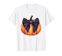 Jack O Lantern Pumpkin with Bow Halloween Camiseta
