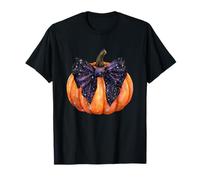 Jack O Lantern Pumpkin with Bow Halloween Camiseta