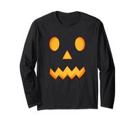 Jack O Lantern Scary Pumpkin Carving Face Disfraz de Halloween Manga Larga