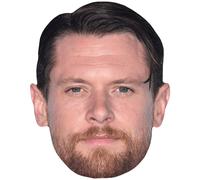 Jack O'Connell (Beard) Big Head. Máscara más grande que la vida.