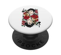 Jack of Clubs | Disfraz de grupo Royal Flush de la realeza moderna PopSockets PopGrip Adhesivo