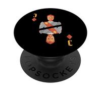 Jack of Diamonds Baraja De Cartas Halloween PopSockets PopGrip Adhesivo