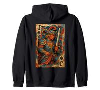 Jack of Spade Playing Card Paper Cut Lucky Poker Sudadera con Capucha