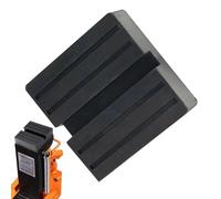 Jack Pad | Bloque de soporte lateral de soldadura antideslizante | Bloque de soporte cuadrado resistente antideslizante herramienta de reparación de riel para suelo, viga y elevación