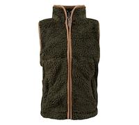 JACK PYKE Chaleco de forro polar Sherpa Junior Oliva Oscuro