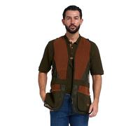 JACK PYKE Chaleco Skeet para Hombre - Chaleco de Tiro al Plato con Malla Transpirable, Ribete de Ante y Múltiples Bolsillos - Chaqueta Ligera de Caza al Aire Libre, Talla S-3XL, verde, 3XL
