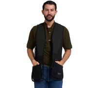 JACK PYKE Chaleco Skeet para Hombre - Chaleco de Tiro al Plato con Malla Transpirable, Ribete de Ante y Múltiples Bolsillos - Chaqueta Ligera de Caza al Aire Libre, Talla S-3XL, Negro, 3XL