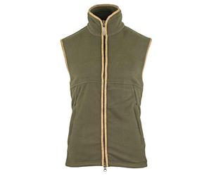 Jack Pyke Countryman - Chaleco de Forro Polar térmico para Hombre - Verde Oliva Oscuro - L