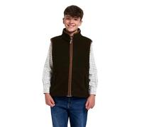 Jack Pyke Countryman Junior - Chaleco Polar para niños - Verde Oliva Oscuro - S