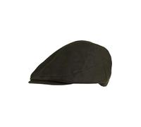 JACK PYKE Gorra plana junior de algodón encerado, color verde, verde, L/XL