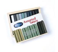 Jack Richeson 19311 10 Sticks Yarka Juego de Salsa en una Caja de Madera