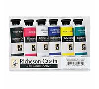 Jack Richeson 37-ml Artista caseína Colores, Juego de 6