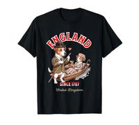 Jack-Russel-Terrier Perros Pareja Cita Muy Querido en Barco Inglaterra Camiseta