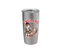 Jack-Russel-Terrier perros pareja cita muy querido en barco Inglaterra Vaso térmico de acero inoxidable de doble pared