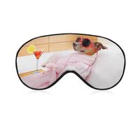 Jack Russell - Antifaz relajante para dormir, para hombres, mujeres, adolescentes, niños, para dormir por la noche, comodidad para viajes, yoga, siesta