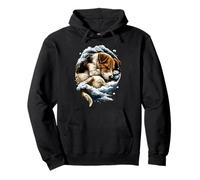 Jack Russell con Snow Snowy Dog Winter Season Aesthetic Sudadera con Capucha