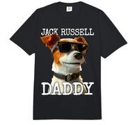 Jack Russell Daddy Papá Día del Padre Jack Russell Terrier Comfort Colors Adult Heavyweight T-Shirt