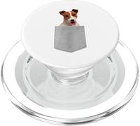 Jack Russell Dog in Your Pocket PopSockets PopGrip para MagSafe