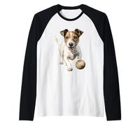 Jack Russell Dueño del Perro T Gassi Ropa Jack Russell Camiseta Manga Raglan