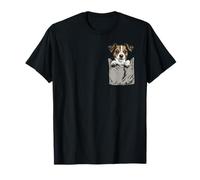 Jack Russell in Pocket Cute Dog Lover Dueño Camiseta