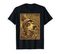 Jack Russell Knight Medieval Perro Fantasía Surrealista Animal Camiseta