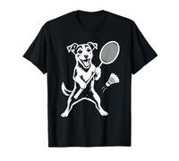 Jack Russell Terrier Badminton Deportes Vintage Perro Amante Camiseta