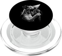 Jack Russell Terrier cantante cantante cantante amante de los perros PopSockets PopGrip para MagSafe