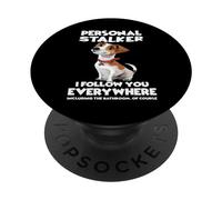 Jack Russell Terrier Divertido Perro paseando PopSockets PopGrip Adhesivo