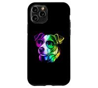 Jack Russell Terrier DJ Auriculares Retro Music Dog Lover Carcasa para iPhone 11 Pro