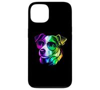 Jack Russell Terrier DJ Auriculares Retro Music Dog Lover Carcasa para iPhone 13