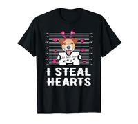 Jack Russell Terrier Dog I Steal Hearts Funny Dogs Lover Camiseta