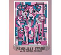 Jack Russell Terrier Dot Grid Notebook - 100 Pages | A5 Dotted Journal for Dog Lovers | Fearless Spark