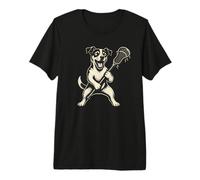 Jack Russell Terrier Lacrosse Deportes Vintage Perro Amante Camiseta Premium