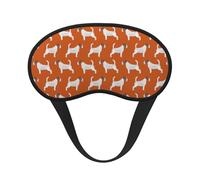 Jack Russell Terrier Naranja Perro Lindo Jack Russell, Cubiertas oculares completas, antifaces para dormir que bloquean la luz, orejeras opacas para dormir