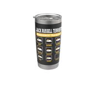 Jack Russell Terrier Obedience Training Dog Guide To Trainer Vaso térmico de acero inoxidable de doble pared