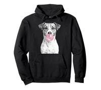 Jack Russell Terrier Perro chupando Chicle Sudadera con Capucha