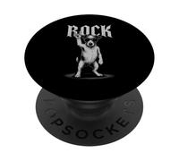 Jack Russell Terrier Rock Music Retro Vintage Amante de los perros PopSockets PopGrip Adhesivo