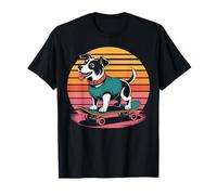 Jack Russell Terrier Skateboard Perro Camiseta