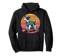 Jack Russell Terrier Skateboard Perro Sudadera con Capucha