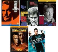 Jack Ryan All 5 Movies DVD Complete Collection: The Hune for Red October, Patriot Games, Clear and Present Danger, The Sum of All Fears, Shadow Recruit + Extras by Sean Connery