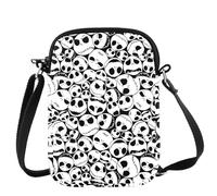 Jack & Sally - Bolso cruzado Zero Dog Gifts Oogie Boogie Gifts Nightmare Movie Bolsa de hombro, Many Bones Cb1, 111