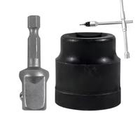 Jack Socket For Car - Jack Socket For Tire Changing, Sockets Drill Adapter Fors Car, Vehicle Maintenance Tools | Labour Saving Heavy Duty Tool Quick Connect Fors Road Trip Commuting Vehicle Maintenanc