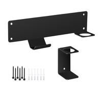 Jack Stand Wall Mount, Car Hydraulic Trolley Jack Stands Holder, Heavy-Duty Hooks, Tool Organizer for Farm, Mechanics, Garaje, Repair Bay, Home Workshop, Riders and Enthusiasts, 10x2.36x1.77 pulgadas