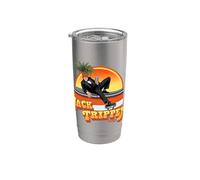 Jack Tripper Dancing Plant Head Funny Three Company Party Vaso térmico de acero inoxidable de doble pared