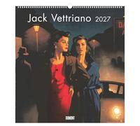 Jack Vettriano 2027: Kunstkalender 45x48 cm mit 12 ausgewählten Kunstdrucken und sprachneutralem Kalendarium